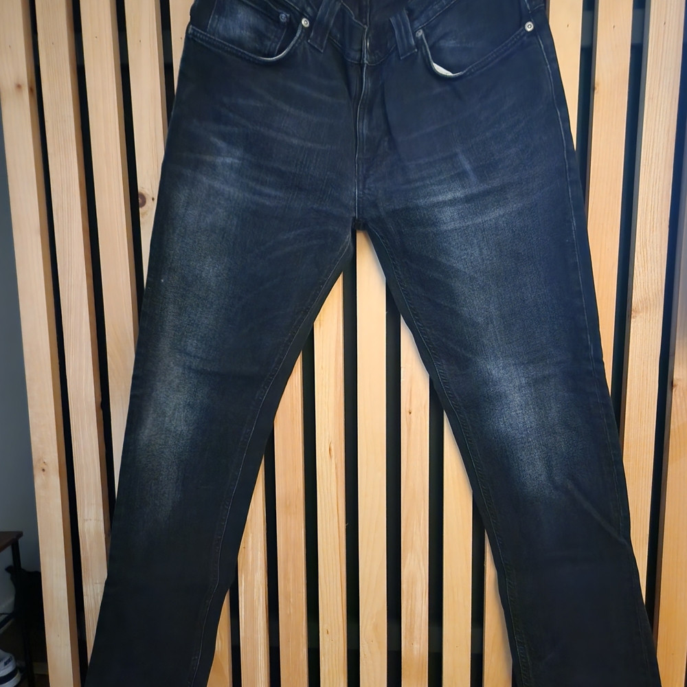 Nudie Jeans Dark Wash Straight Jeans